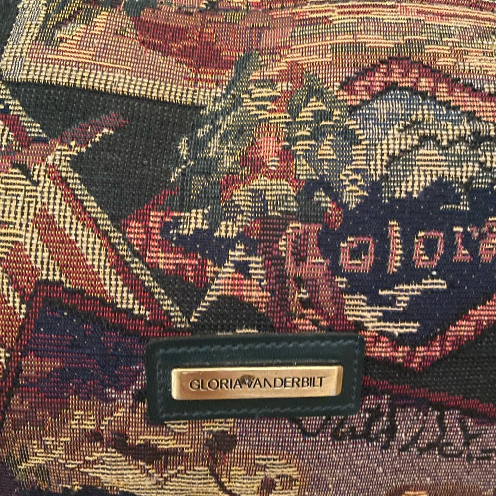 Gloria Vanderbilt great jacquard travel bag - Picture 2 of 6